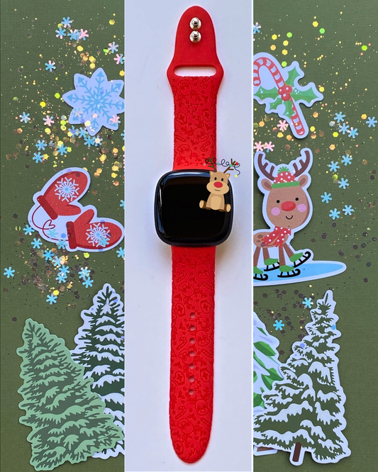 Reindeer Fitbit Versa 3/Versa 4/Sense/Sense 2 Watch Band