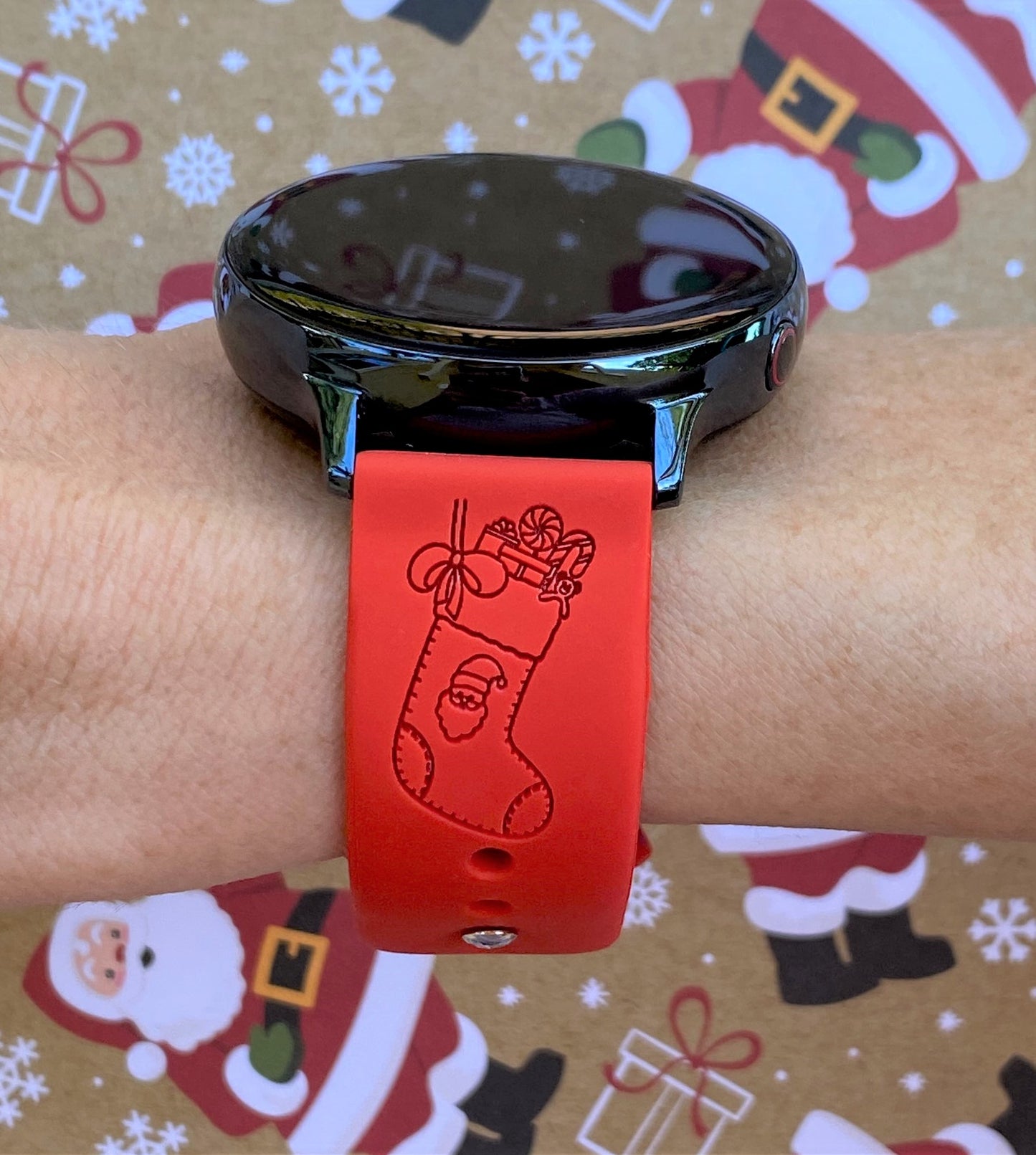 Dear Santa 20mm Samsung Galaxy Watch Band