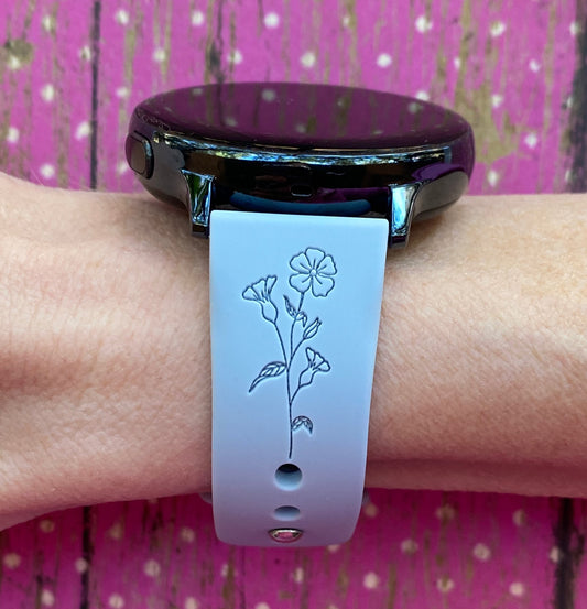 Wild Flower 20mm Samsung Galaxy Watch Band