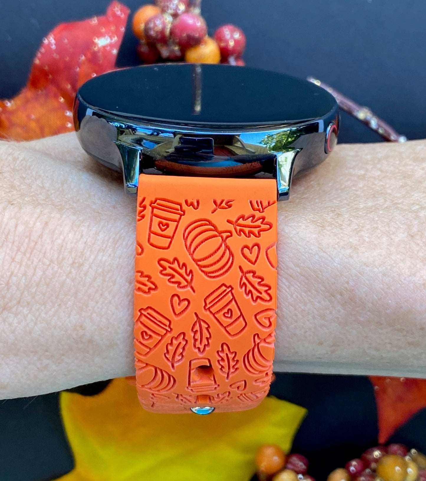 Pumpkin Spice Latte 20mm Samsung Galaxy Watch Band