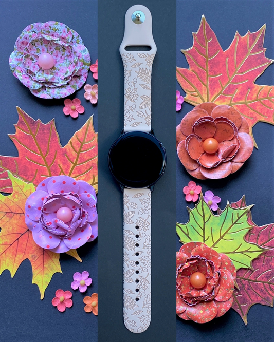 Fall Leaves 20mm Samsung Galaxy Watch Band