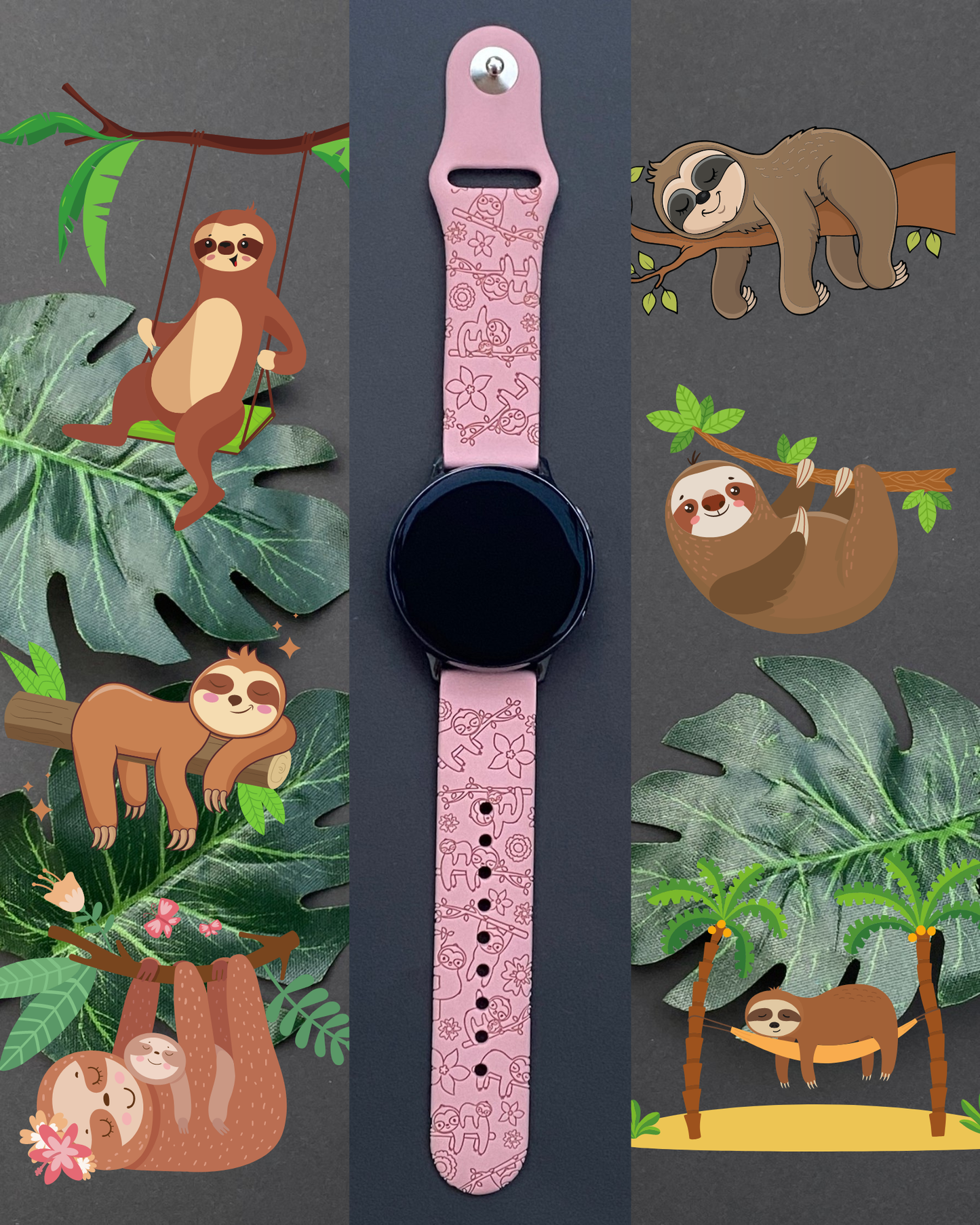 Sloth 20mm Samsung Galaxy Watch Band