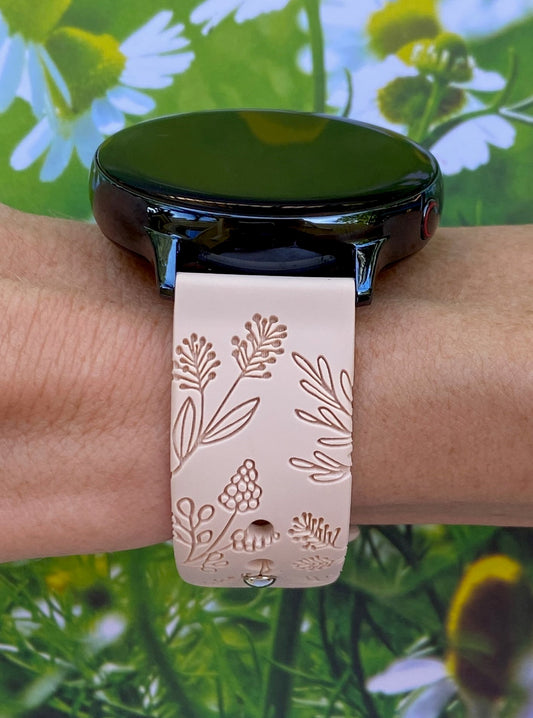 Wild Flowers 20mm Samsung Galaxy Watch Band