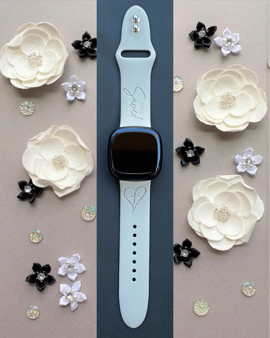 Cross and Verse Fitbit Versa 3/Versa 4/Sense/Sense 2 Watch Band