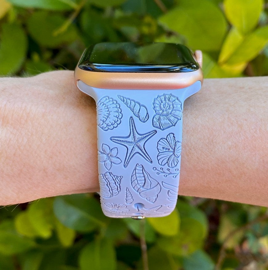 Silver seashell cheap apple watch