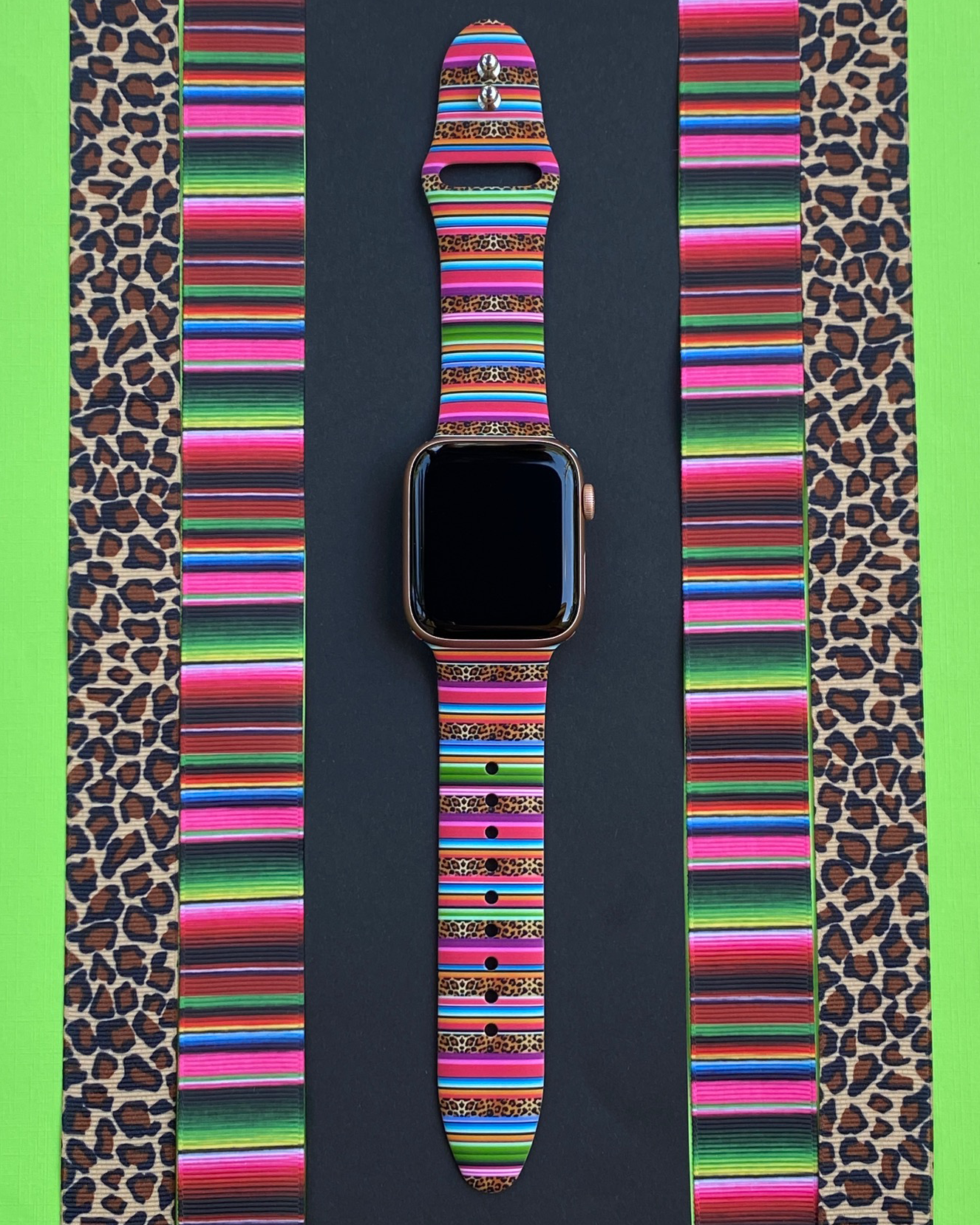Leopard Serape Apple Watch Band