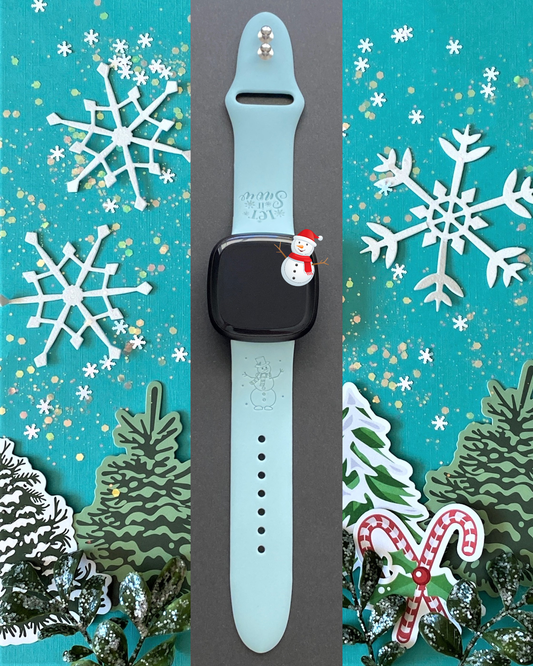 Snowman Fitbit Versa 3/Versa 4/Sense/Sense 2 Watch Band