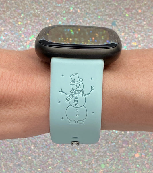 Snowman Fitbit Versa 3/Versa 4/Sense/Sense 2 Watch Band