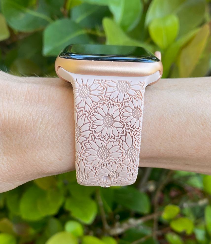 Sunflower Floral Apple Watch Band