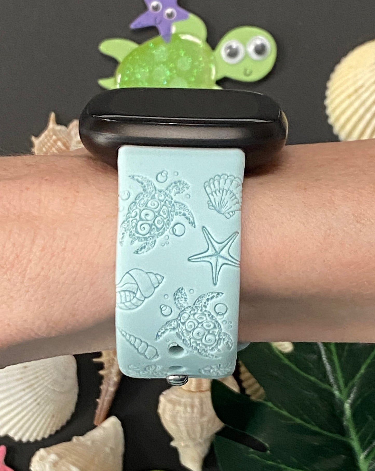 Turtles and Shells Fitbit Versa 3/Versa 4/Sense/Sense 2 Watch Band
