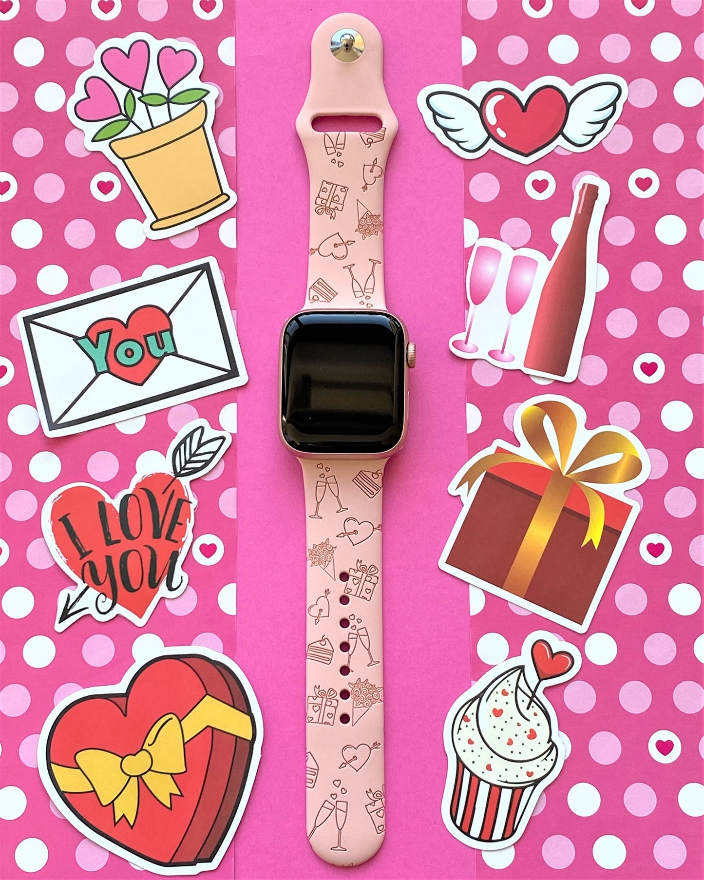Cute Valentine's Day Apple Watch Band