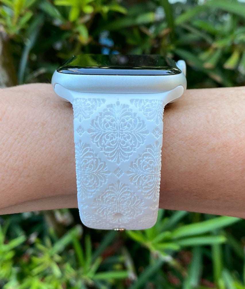 White Lace Apple Watch Band
