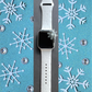 White Snowflake Watch Band For Apple Watch