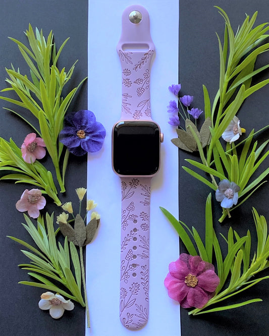 Wild Flower Apple Watch Band
